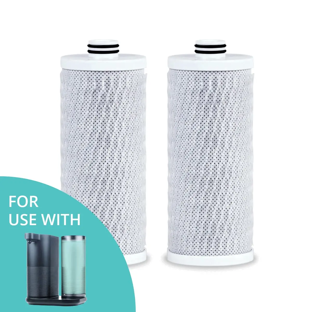 

New Replacement Filter Cartridge for Countertop Water Filter Dispenser System, Clean Water Machine - 2 Pack