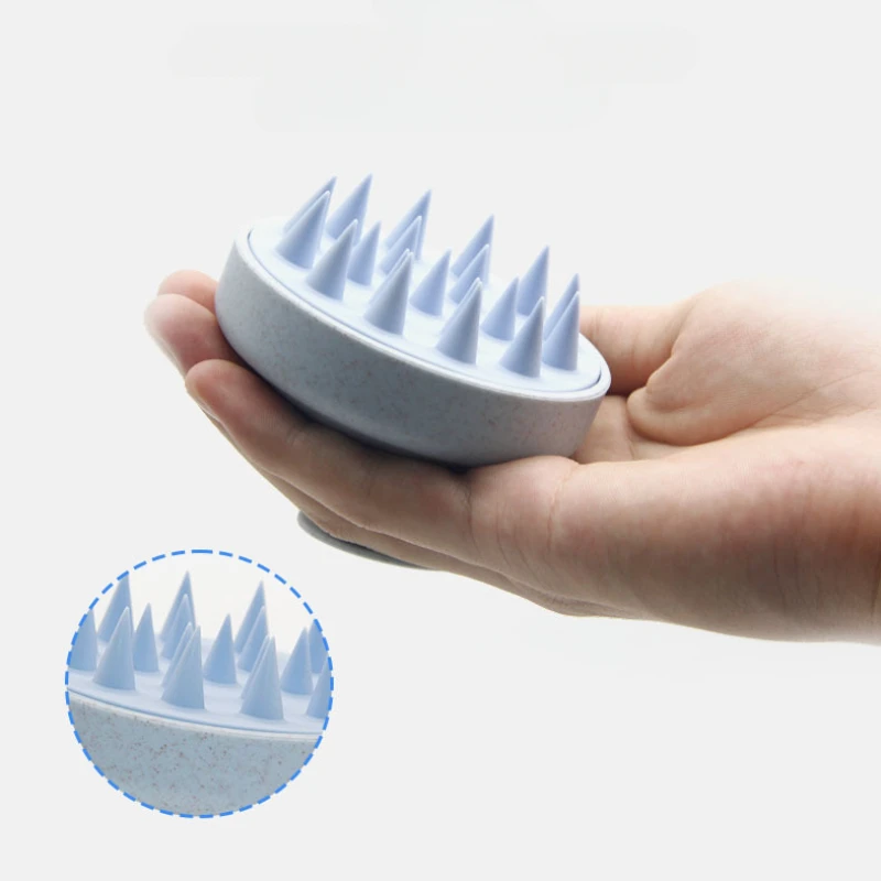 Silicone Shampoo Brush para Head Scalp Massage, Hair Washing Comb, Massagem Corporal, Bath Shower, Salon Hairdressing Tool