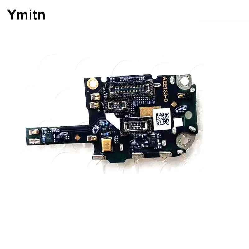 Ymitn Original For OnePlus 7t OnePlus7t Sim Reader Player Card Slot Socket Holder Tray Mic Microphone Flex Cable