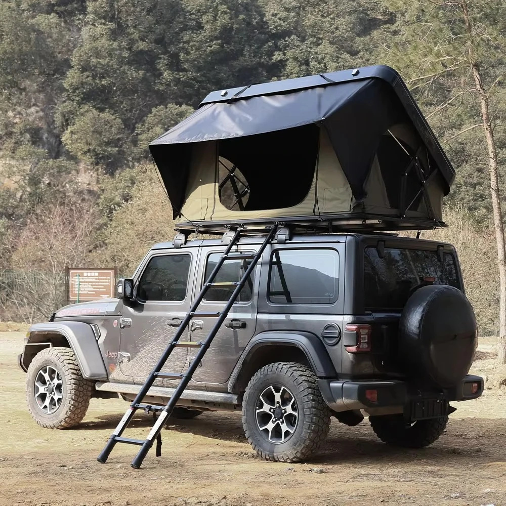 

2025 Pop-up Waterproof Hard Shell Car Roof Tent ABS Hard Shell Car Roof Tent OEM Four Seasons Universal Mobile Home