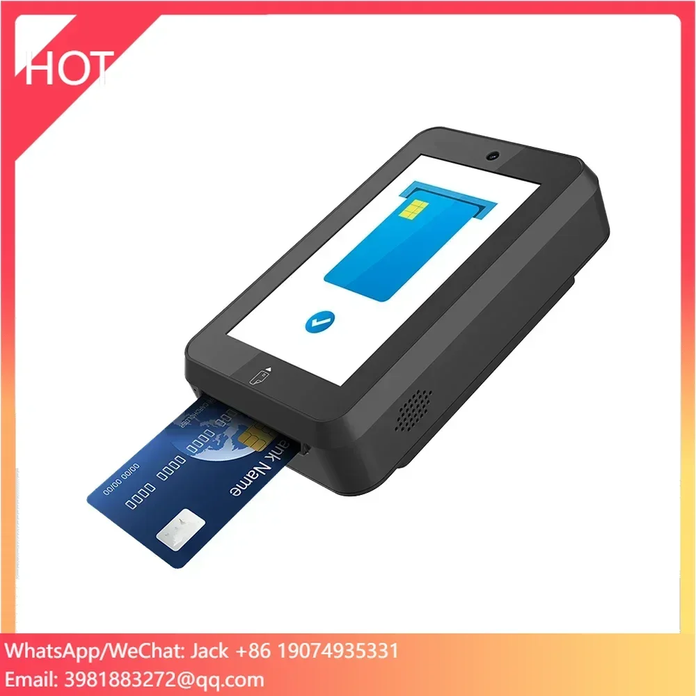 ISO7816 4G Bus Ticketing Machine Card Payment EFTPOS Unattended Terminal with Smart Card Reader QR Code Scanning CM30
