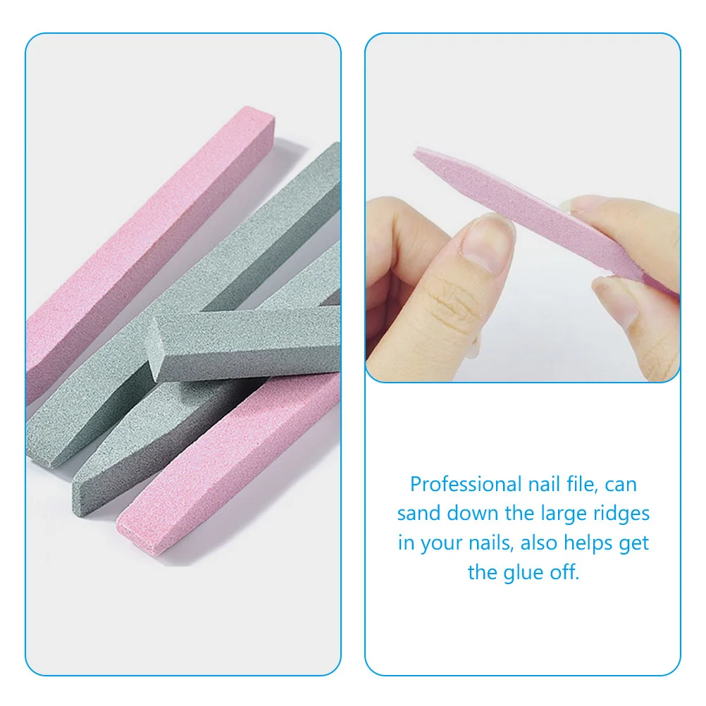30Pcs Stein Nagel Dateien Stick Starke Abrieb Widerstand Professionelle Häutchen Pusher Maniküre Pediküre Puffer Nagel Pflege Werkzeuge