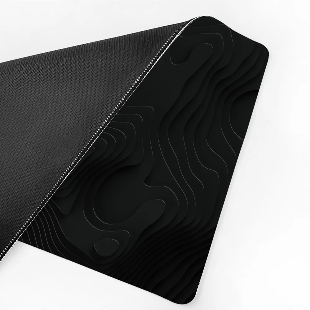 Abstract Waves Digital Art Mousepad Mouse Mat Desk Mat With Pad Gaming Accessories Prime Gaming XXL Keyboard Pad