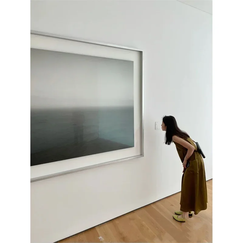 Robe mi-longue en Satin pour femmes, grande balançoire, mode coréenne, col rond, sans manches, ample, décontractée, avec poches, Y2k, nouvelle collection printemps 2025