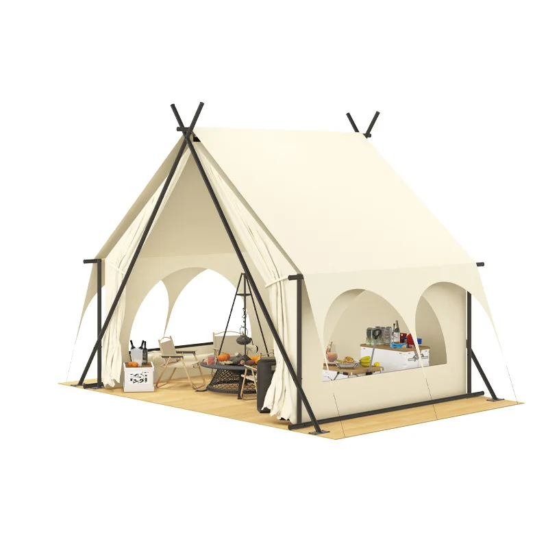 호텔 레스토랑 텐트 야외 경관지 캠핑장 홈스테이 인터넷 유명인 외딴 고급 오두막 체류