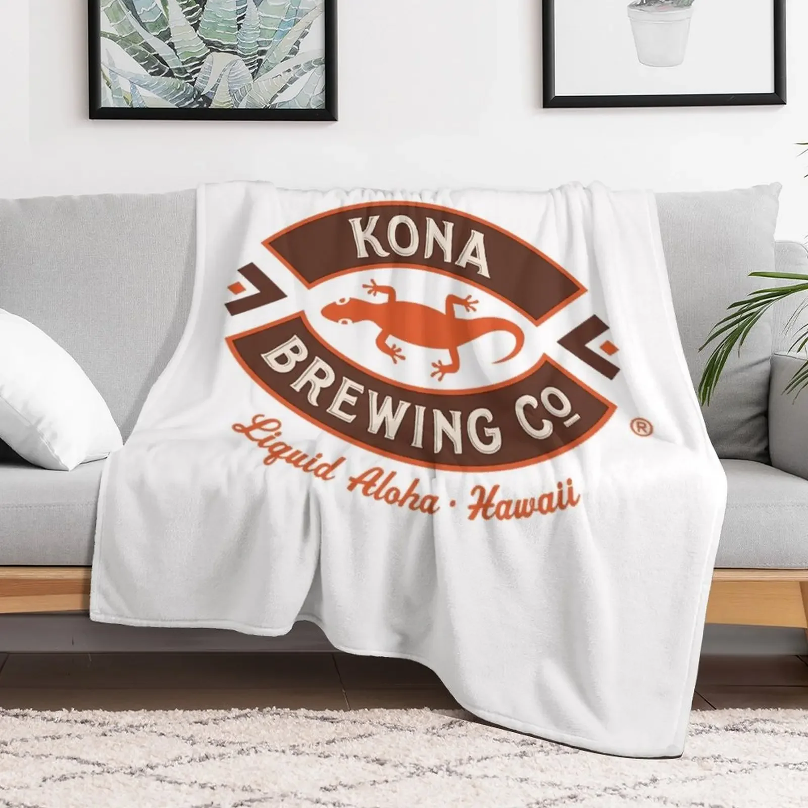 BEST SELLER - Kona Brewing Throw Blanket Sofas Hair Blankets