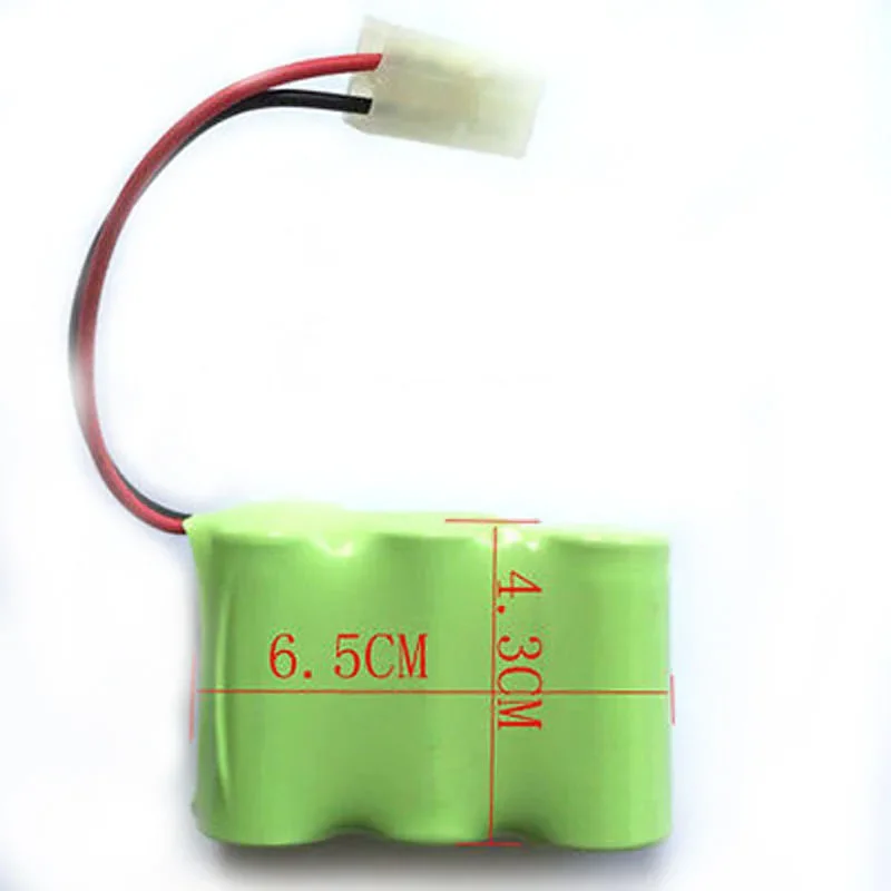 1PC New 3.6V 2500mAh NIMH SCx3 Rechargeable Battery Pack with Tamiya Plug for Helicopter Robot Car Toys