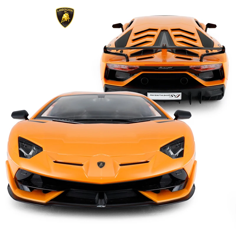 Lamborghini SVJ RC Auto 1/14 Bilancia di Telecomando Modello di Auto Radio Controlled Auto Macchina Giocattoli Regalo per I Bambini Ragazzi Adulti