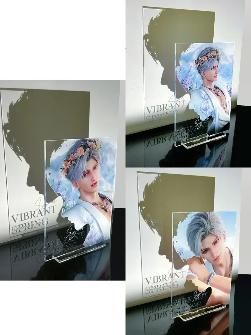 

Game Love and Deepspace Sylus Acrylic Figures Stand Fashionable Desktop Ornaments Collection Cosplay Halloween Birthday Gift