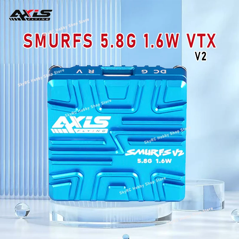 

Axisflying SMURFS 5.8G 1.6W VTX 1600mW OSD Control 7-36V 20x20 for RC FPV Freestyle