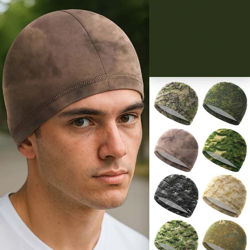 

Summer Outdoor Sports Running Sweat-Absorbent Sports Hat High Elastic Outdoor Cool Ice Silk Riding Hat Desert Camouflage Hat