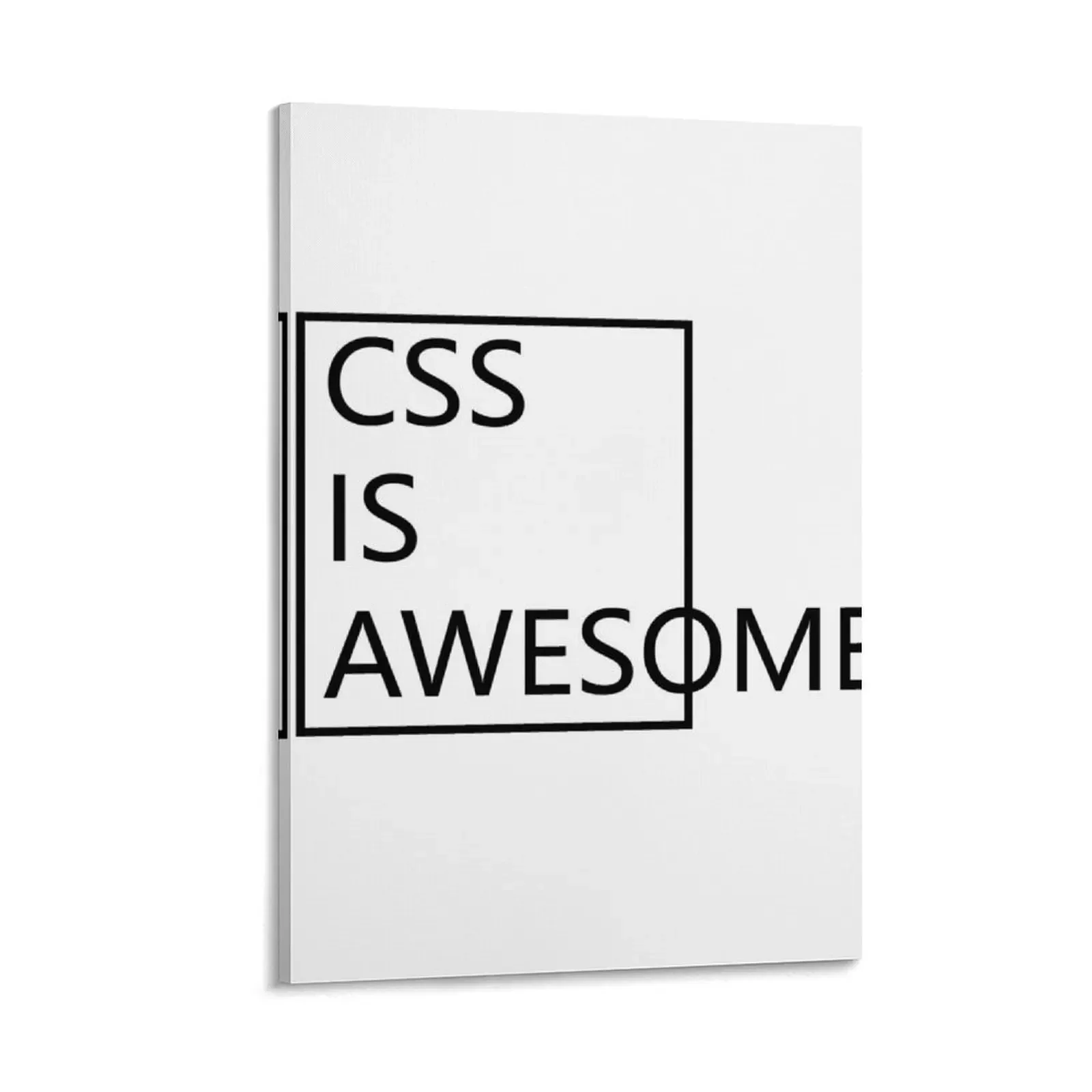 

CSS IS AWESOME Canvas Painting poster Wall decoration frame home decor interior room decorations for men