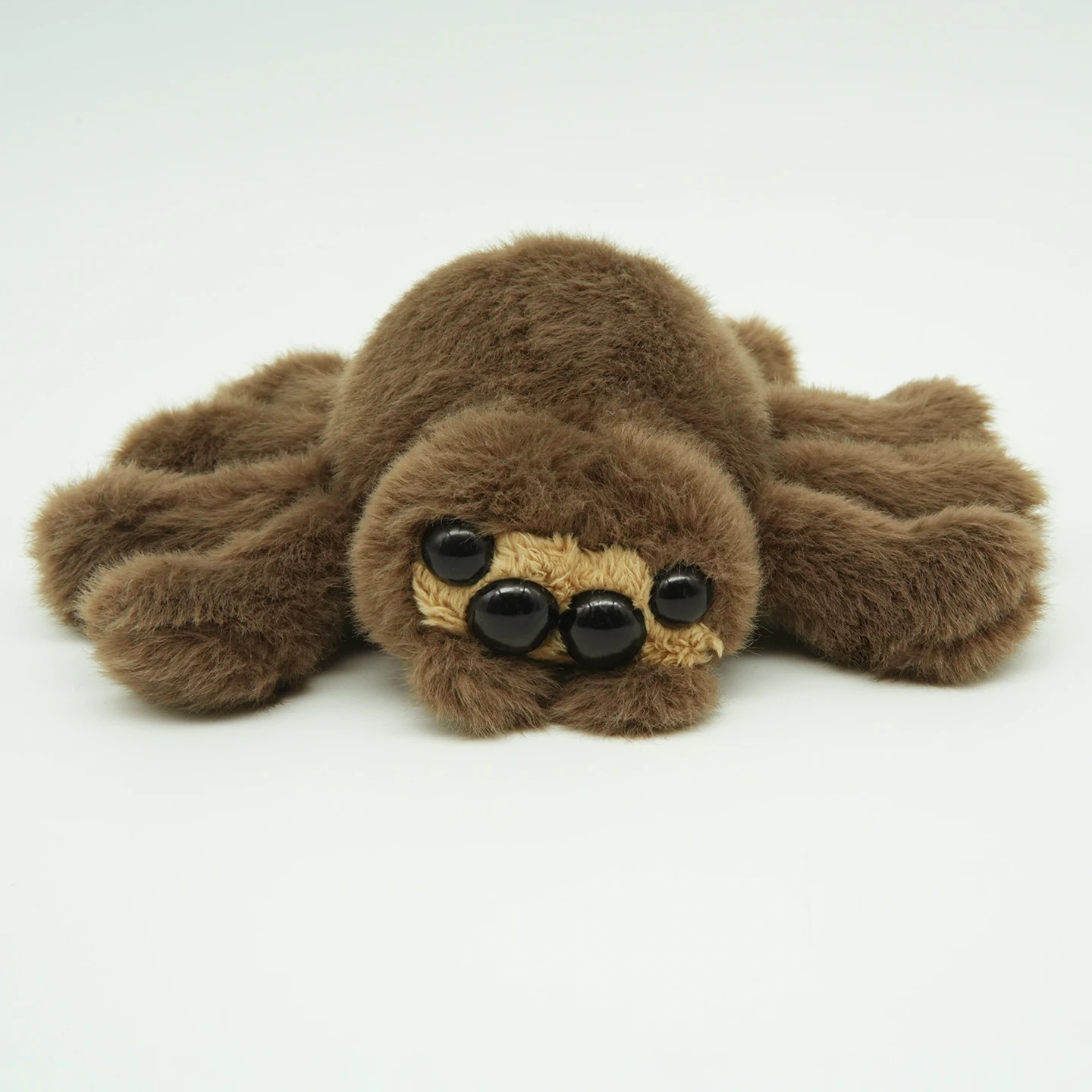 Yanqing Jumping Spiders Plush Toy Cute Cartoon Spiders Stuffed Doll Soft Fluffy Spider Plushie Doll Halloween Gifts