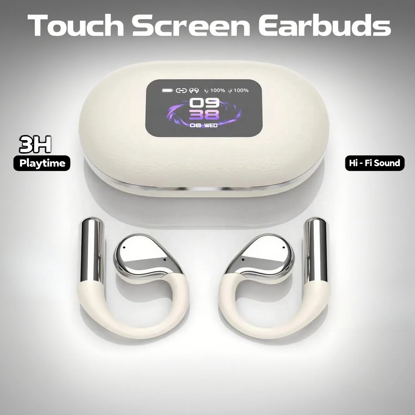 

Q31 Pro OWS Air Conduction - Open Ear Hook W/ Panoramic Sound & Female Health Mode Long battery life for Sports/Fitness Tracking