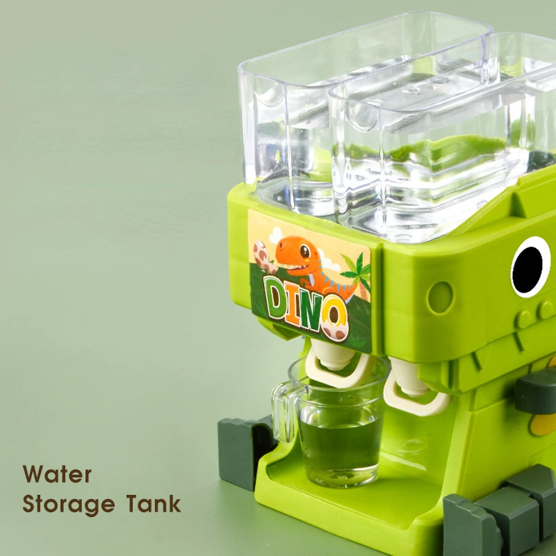 Double water storage tank Mini Water Dispenser Baby Toy Drinking Water Cooler Cute Children Cosplsy Props Home Decor Ornament