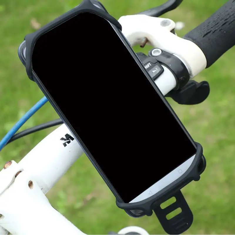 360 graden rotatie fiets telefoonhouder motorfiets stuurhouder rotatie antislip verstelbare mobiele telefoonstandaard
