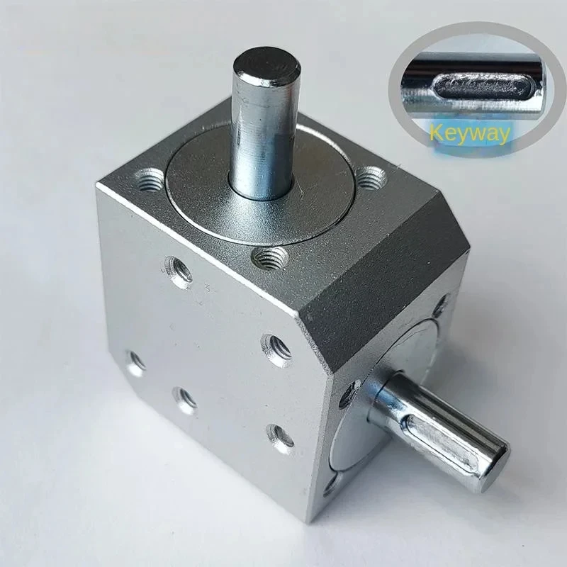 Imagem -04 - Drive Steering Gear Unit Mini Módulo 20 Dentes Angle Bevel 90 ° Caixa de Velocidades Velocidade Ratio 1:1 Dual mm Shaft