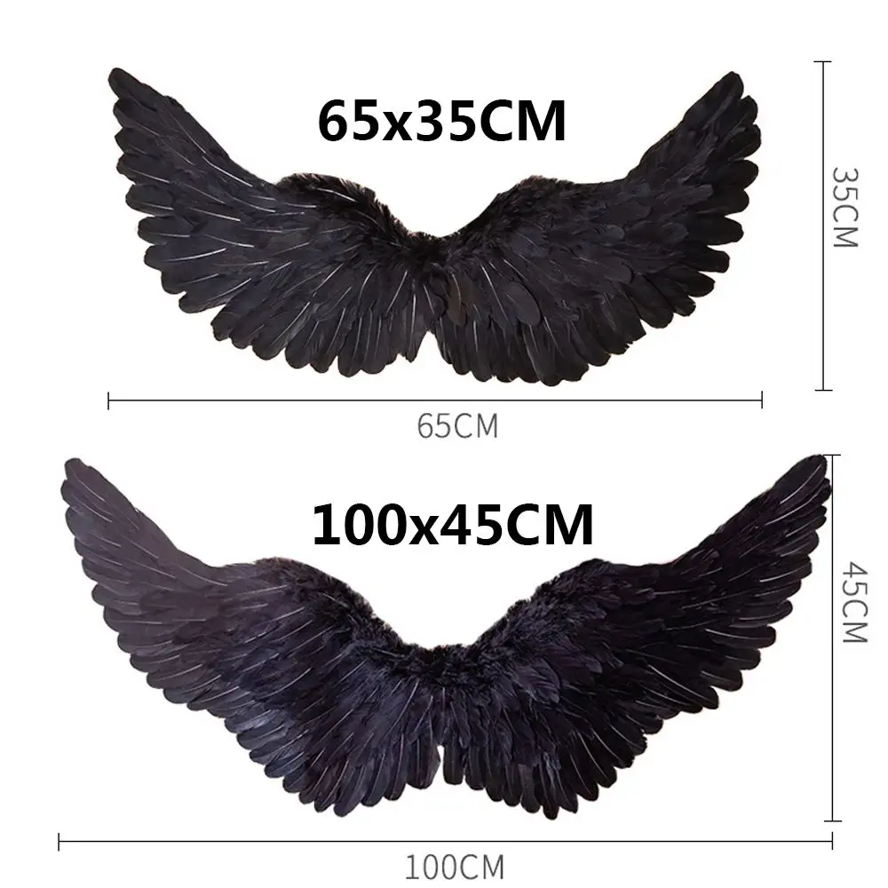 Angel Feather Wings Holiday Party Decoration Props Scene Layout Party Christmas Decor Kids Women Girls Catwalk Performance Show