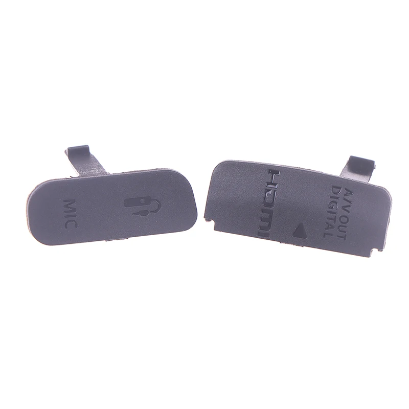 2PCS NEW USB Rubber Lid Door HDMI-compatible MIC Cap Interface Cover For EOS 600D T3i Digital Camera Repair Part