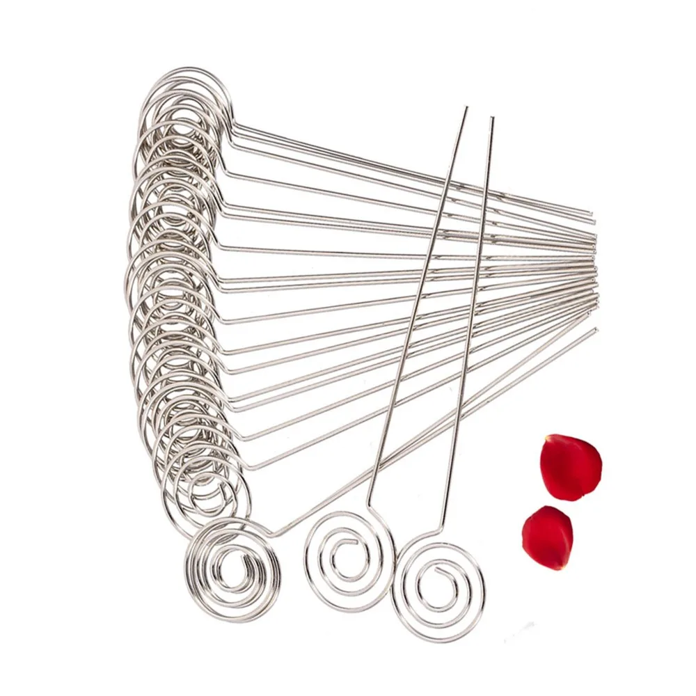 50pcs Stainless Steel Photo Card Holders Heart Shape Round Shape Memo Clip Holders Star Shape Silver Display Clip Holders