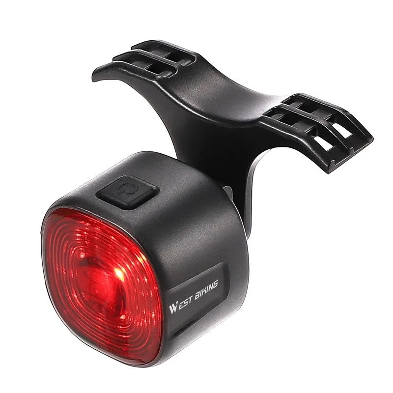 AliExpress West Biking WEST BIKING Smart Brake Taillight IP66 Waterproof USB Rechargeable Bike Rear Light with 6 Modes Intelligent Brake Sensor Lights
