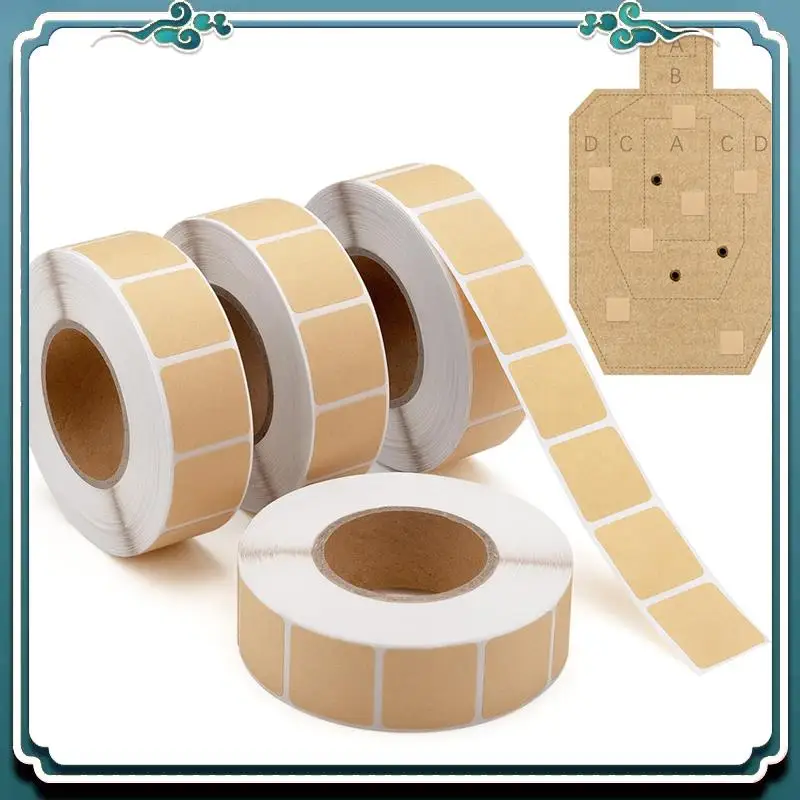 

A65G-Self-Adhesive Stickers For Marking, 4000 Pieces 0.87 Inch Target Pasters Tape, Portable Roll Design, For Target Repair