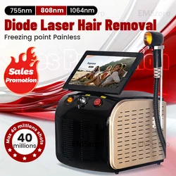 2024 poderoso 3000w alexandrite gelo platina depilador a laser profissional máquina a laser de diodo removedor de pêlos permanente para mulher