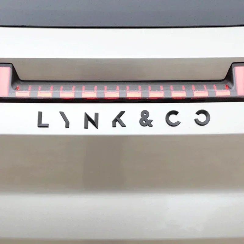 For Lynk & Co 08 Car 3D Stickers Body Rear Label Side Trim Decals Car Styling Decoration Sticker Auto Exterior Decor Accessories