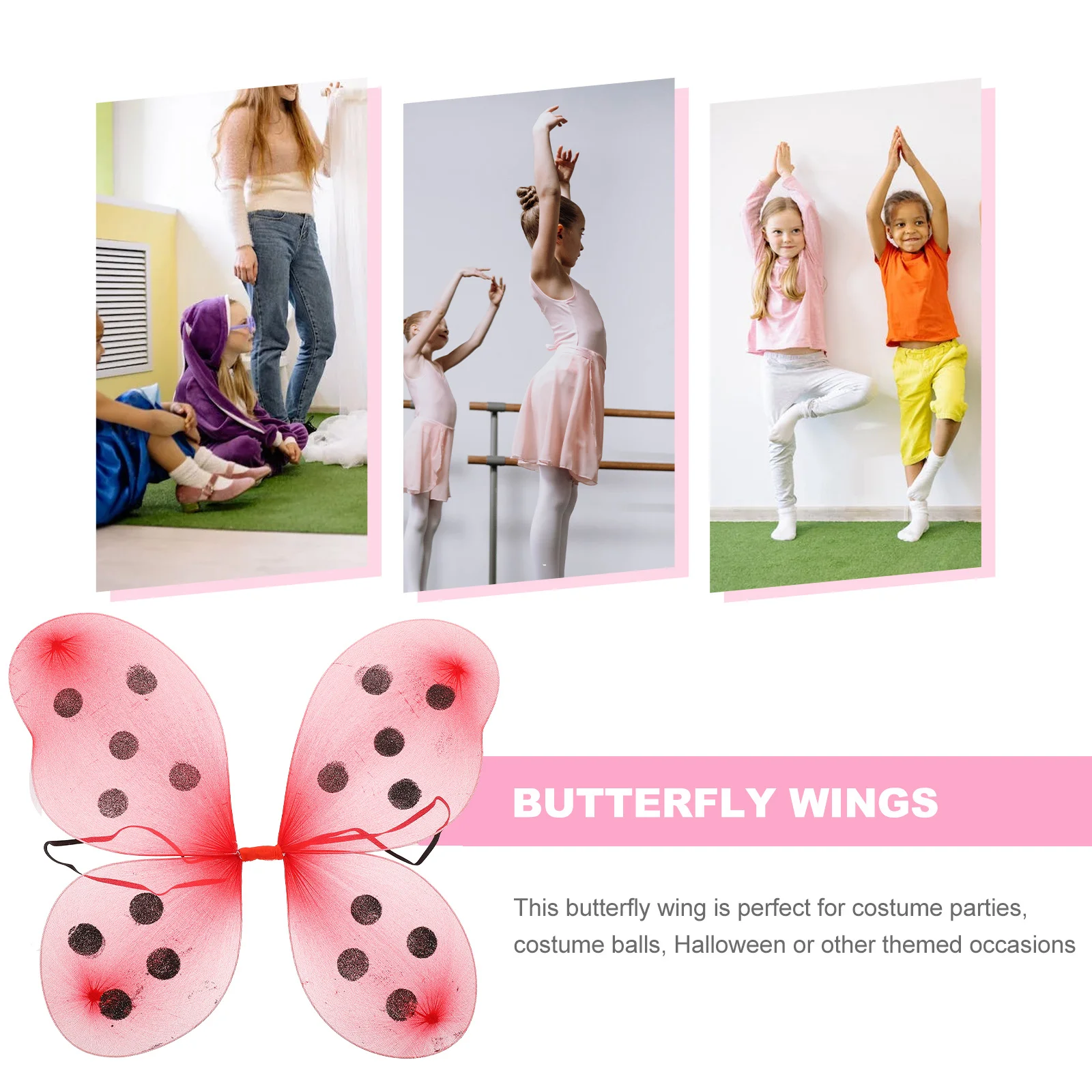 

Ladybug Wing Lightweight Cosplay Prop for Birthday Party Dress Up Performance Costume Ladybug Costume Wing