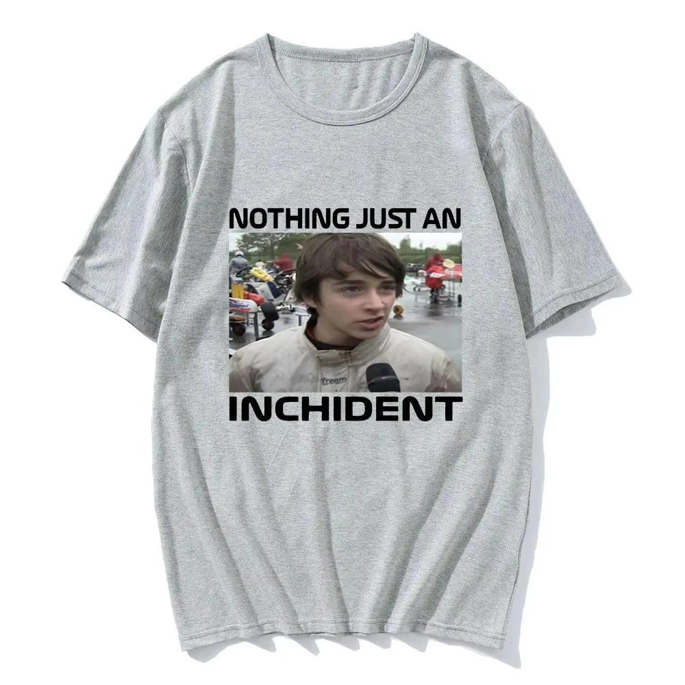 تشارلز لوكلير لا شيء مجرد مقابلة Inchident تي شيرت الرجال خمر المتضخم قصيرة الأكمام تي شيرت عادية تي شيرتات قطن #5
