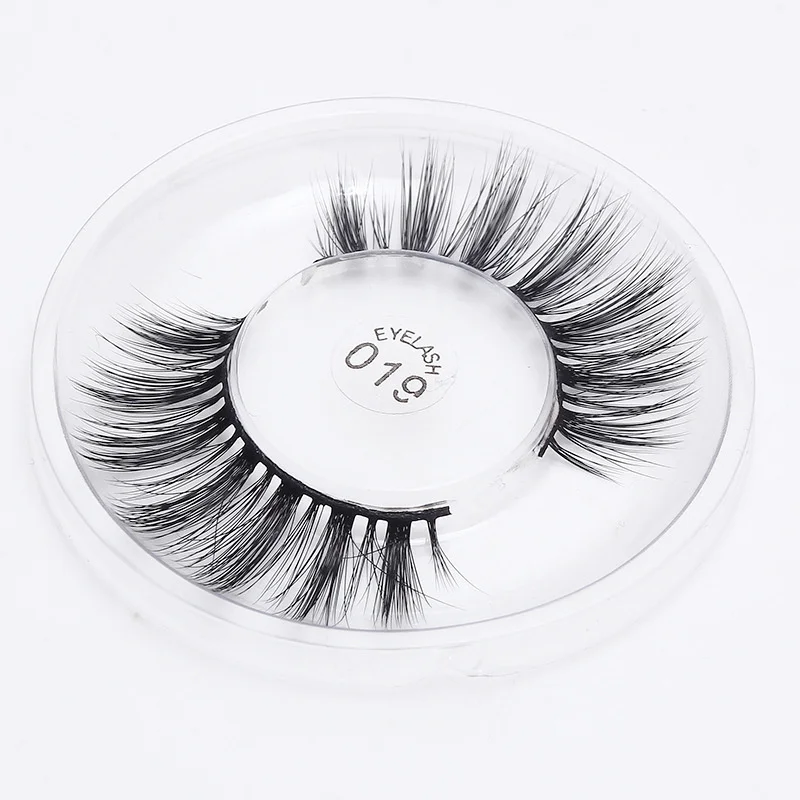 1 คู่/กล่อง Handmade โปรตีน Silk Mink ผมแข็งแรงทนทานหนา Bushy Full Strip eyelashes Extensions ส่วนบุคคล