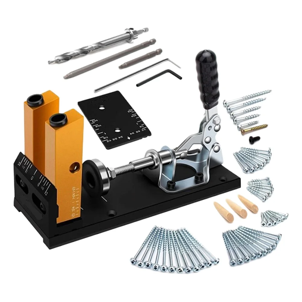 Convenient Drill Stop Rings DIY Woodworking Adjustable Drill Jig Drill Guide Locator Easy Setup Efficient Alignment