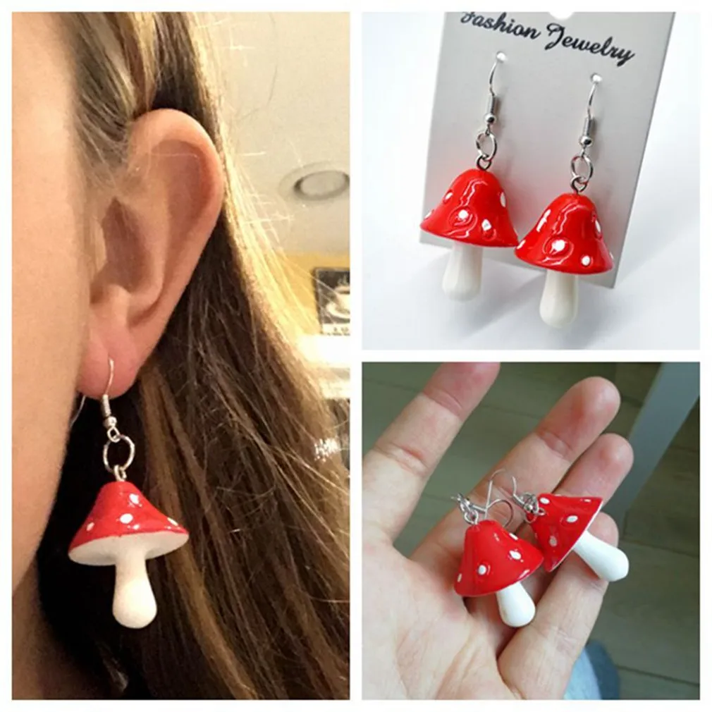 Boucles d'oreilles en plastique faites à la main pour femmes, simulation de chambre plus lente, boucles d'oreilles de pièce plus lente, accessoires de bijoux, cadeau doux et cool, mode 2022