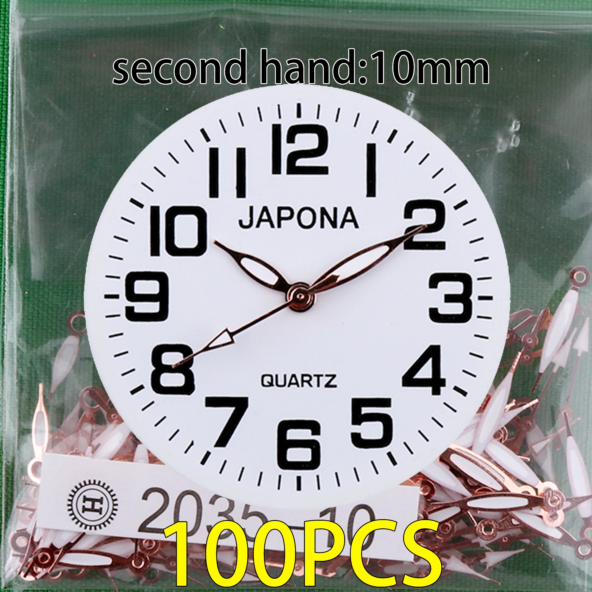 ساعة يد 100 قطعة يد مستعملة طول وردي غلود وأبيض يد ثانية 2035 يد PC21 قابلة للتطبيق sl68 يد يد gl68 يد sl39