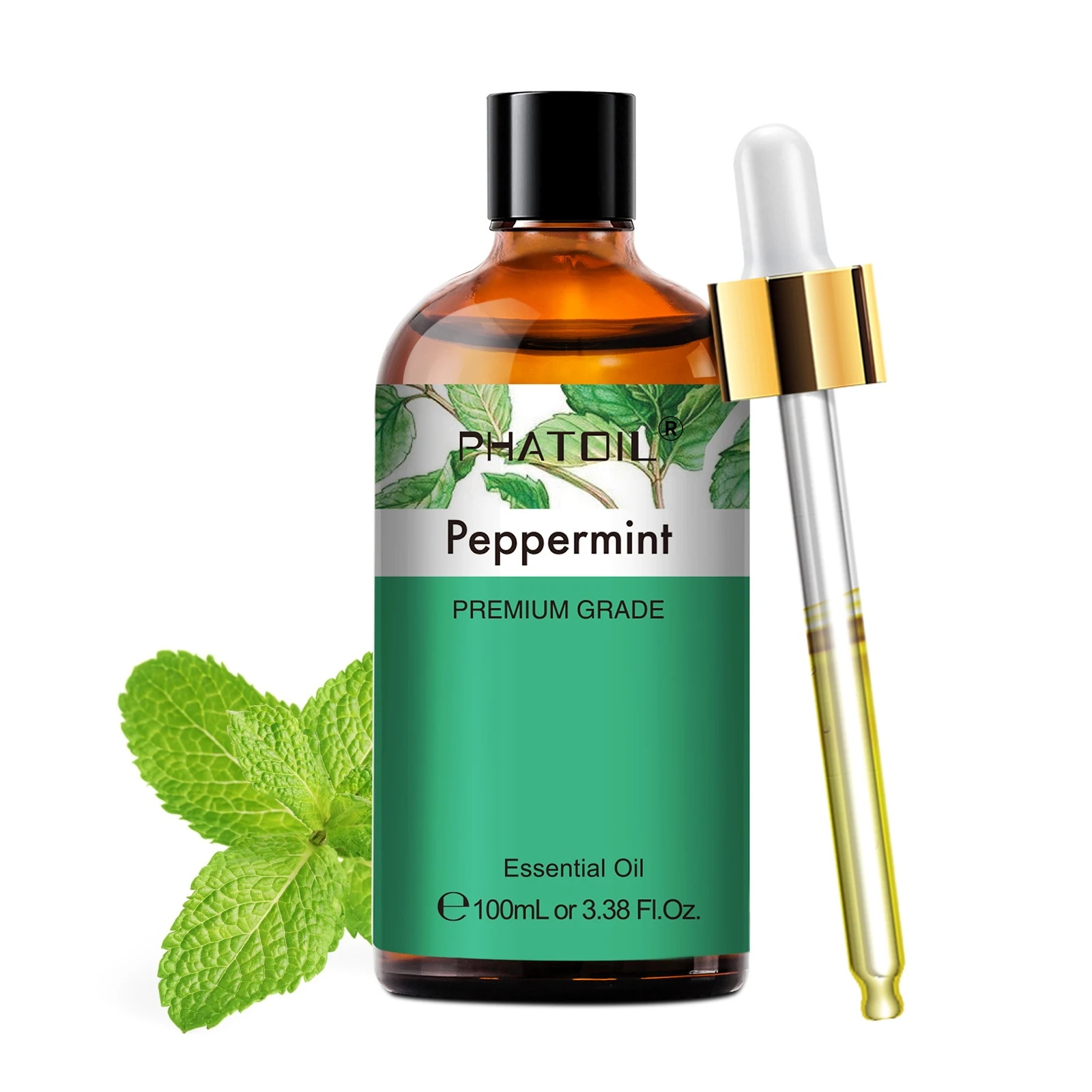 PHATOIL 100ml Premium etherische olie Sandelhout Lavendel Eucalyptus Pepermunt Citroengras Vanille Aromatherapie etherische oliën - afbeelding 2