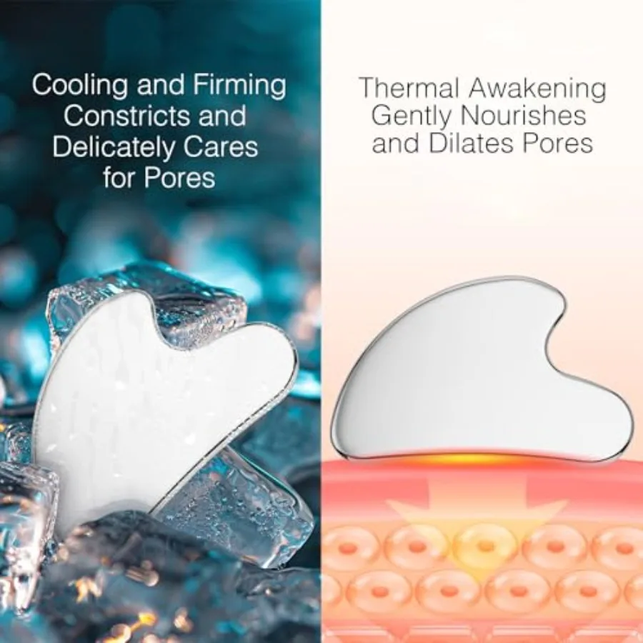 สแตนเลส Gua Sha Facial เครื่องมือ Guasha สําหรับใบหน้าโลหะ Gua Sha กระชับผิวนวด Guasha เครื่องมือความงามสําหรับ Body Eyes คอ M