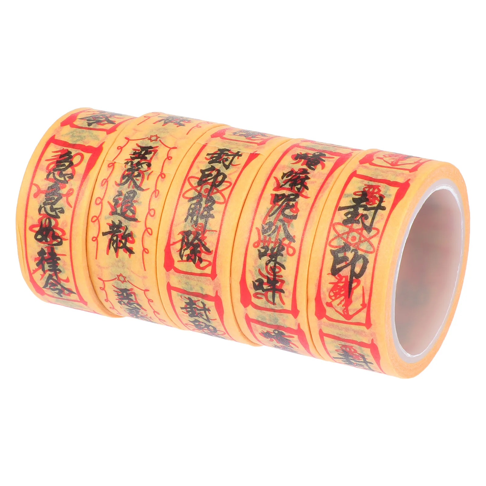 5 لفات من أشرطة رون اللاصقة الكرتونية المزخرفة لأشرطة القصاصات DIY كتيبات يوميات علب الهدايا وملصقات القرطاسية