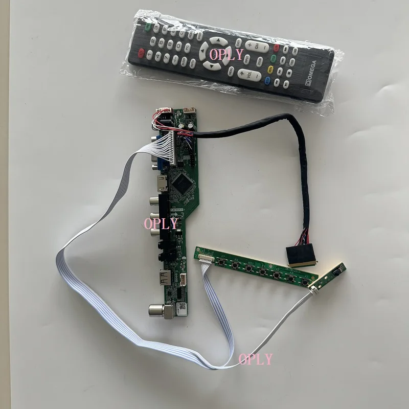 Kit de placa controladora de Audio VGA, compatible con TV, HDMI, RF, USB, AV, para pantalla LED LTN156AT05 LTN156AT09 LTN156AT05-U09 1366X7668 de 15,6 pulgadas