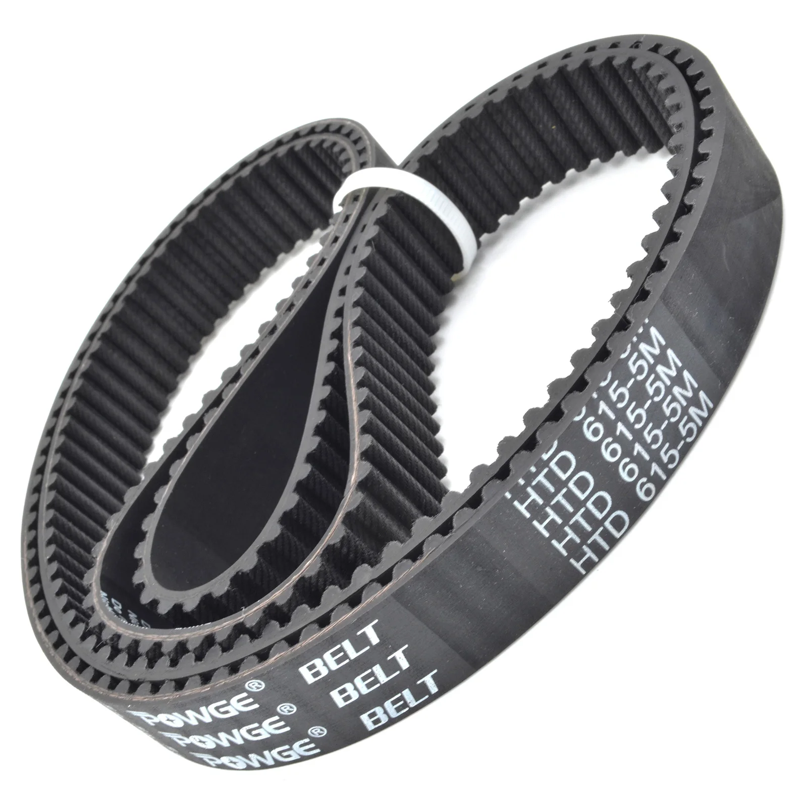 POWGE HTD 5M Timing belt Lp=610 615 620 625 630 635 640 645 650 655 660 665 670 675 680 685 690 695 Width 10-40mm HTD5M Rubber
