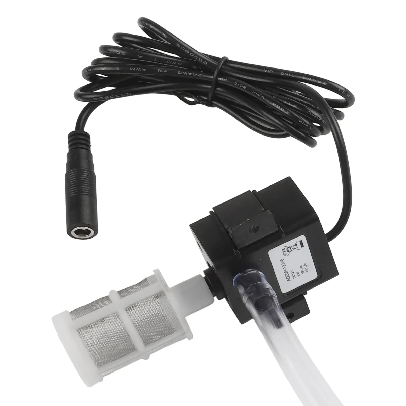27*18cm Solar Water Pump High Flow Rate Water Pump Solar Pump High Flow Rate 240 L Hour Polysilicon Material 12V DC Voltage