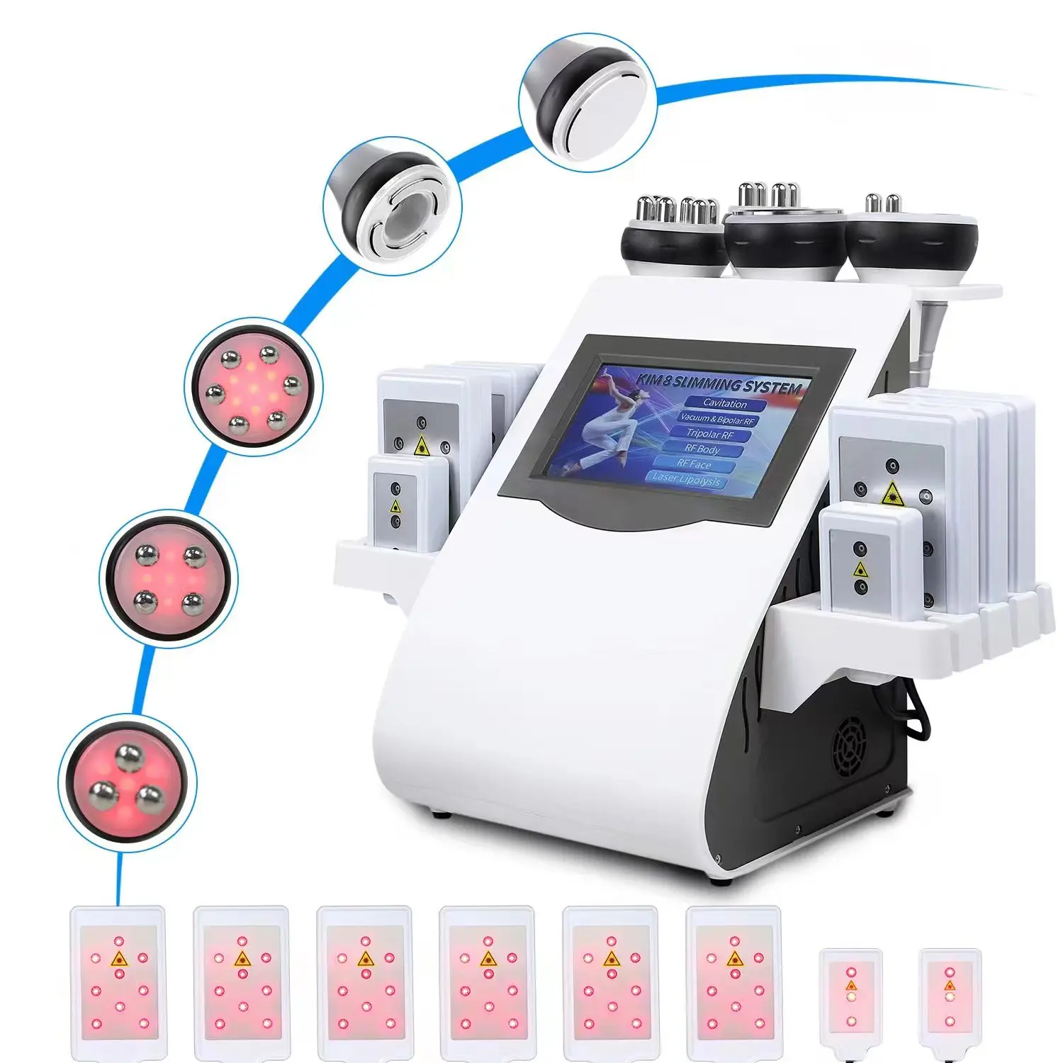 6 in 1 Vacuum 40K Lipo Slimming Ultrasonic Liposuction Cavitation Machine  Body Slimming Shaper SPA Massage Lose Weight ﻿