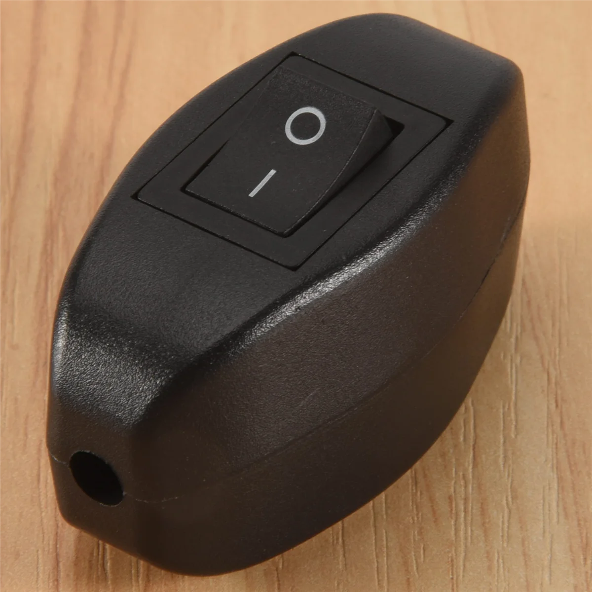 Venda quente quarto preto botão liga/desliga interruptor em linha 6A/250VAC 10A/125VAC