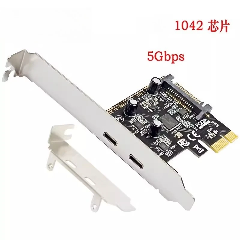 

For ASM1042 PCI-E to USB 3.0 Expansion Card 2 Ports Desktop Adapter