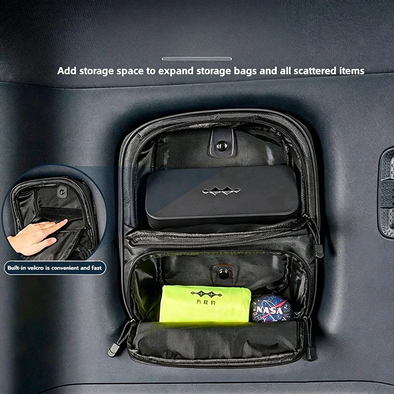 Car Side window package For Formula Leopard 5 Denza B5 2024 2025 2026 Exterior Tail Door Tailgate Storage Bag Accessories