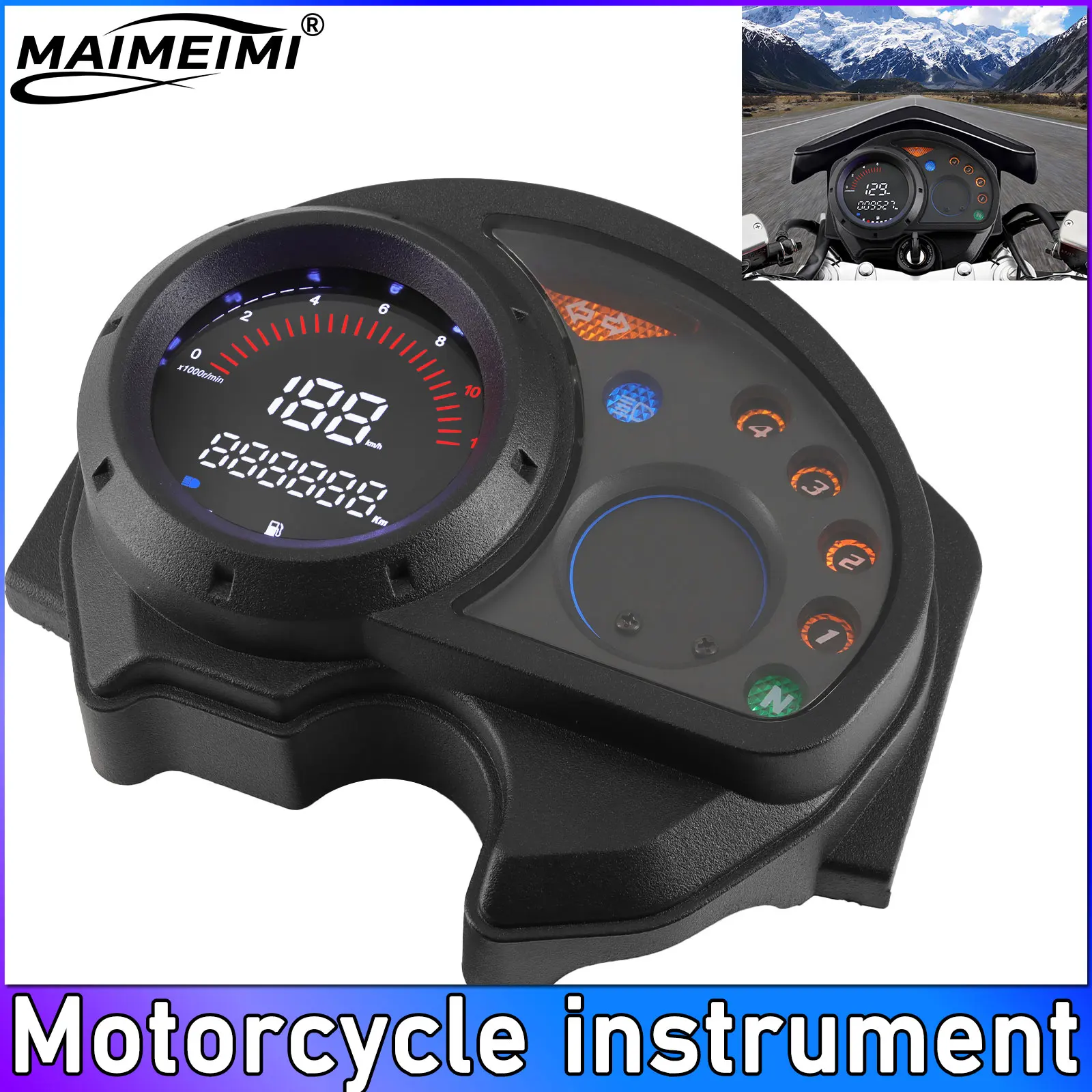 

Спидометр мотоцикла, цифровой приборный тахометр, приборная панель двигателя, приборная панель, измеритель уровня масла для Honda XRM110 RS1