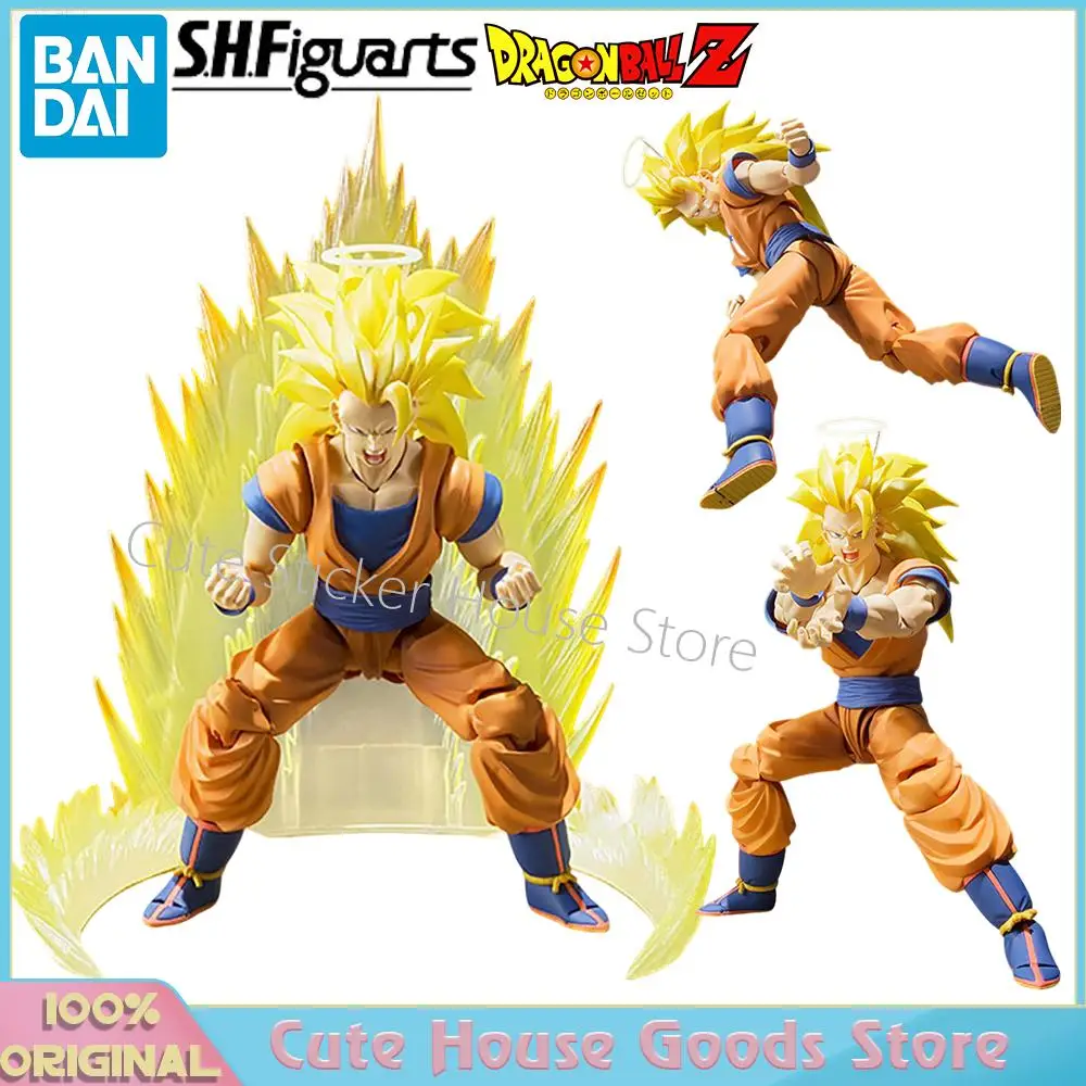 

In Stock Original Bandai S.h.figuarts Dragon Ball Z Son Goku Ssj3 15Cm Collectible Action Figures Birthday Gifts Model Toys
