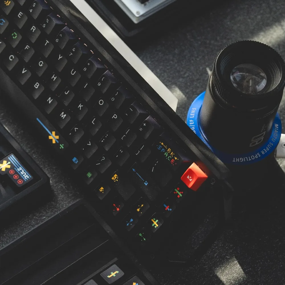 Fundamentum Keycap Set 170key PBT Custom Black Simplicity Keyboard Cap Cherry Profile KeyCap for Mechanical Keyboard Accessories