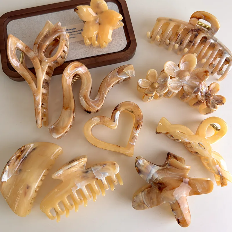 

Пластиковые заколки для волос, женские элегантные заколки для волос, заколки для волос, заколки в виде акулы, заколки в виде краба, женские аксессуары для волос, головные уборы, 1 шт.