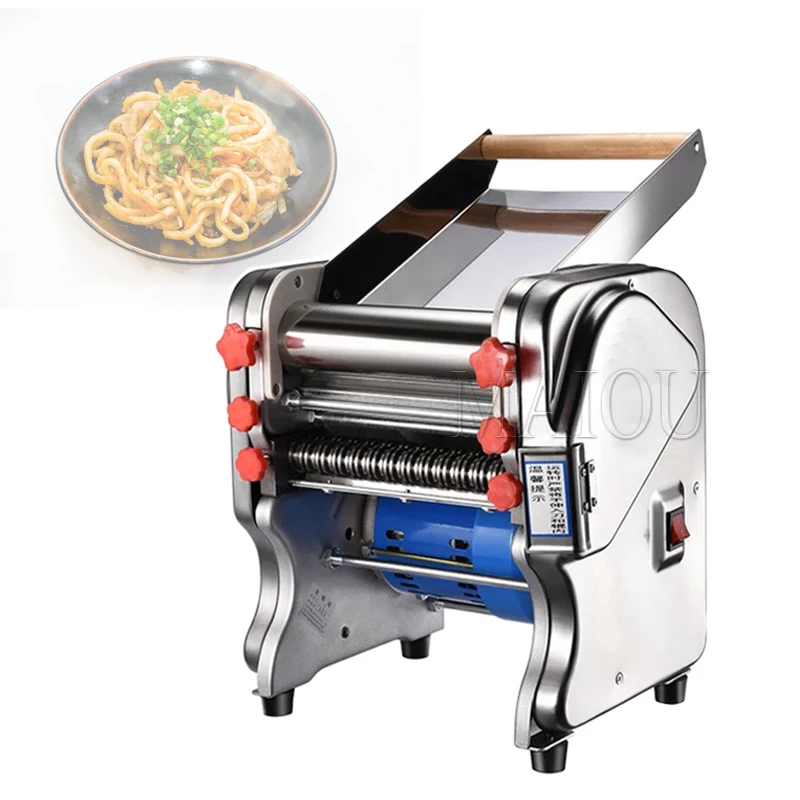 Electric Dough Sheeter For Household Commercial Stainless Steel Noodle Maker Dough Roller Presser Machine