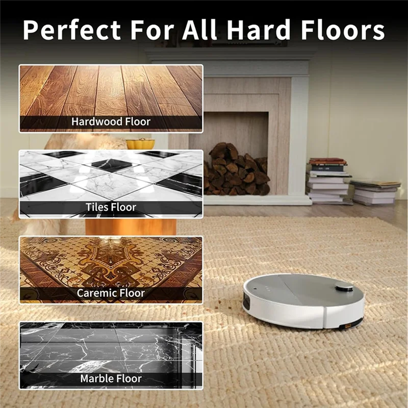 وسادة ممسحة BAAD لقطع غيار Roborock Saros 10/S9 Maxv Ultra/S90ver/G30/A1460RR ملحقات قماش تنظيف قابلة لإعادة الاستخدام وقابلة للغسل